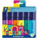 Fluorescent Marker Set Staedtler Textsurfer Classic Happy Line 10Units