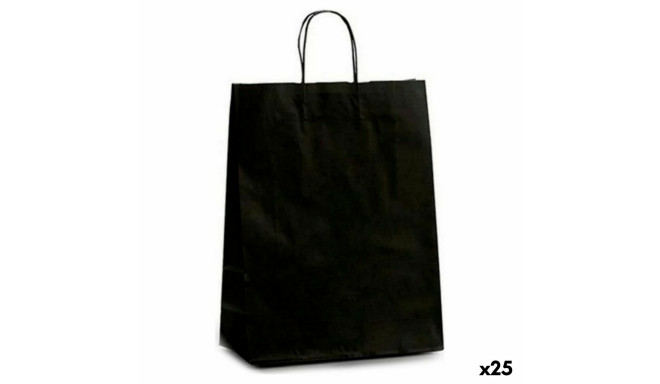 Paberkott Pincello 32412 32412 Must 12 x 52 x 32 cm (25 Ühikut)