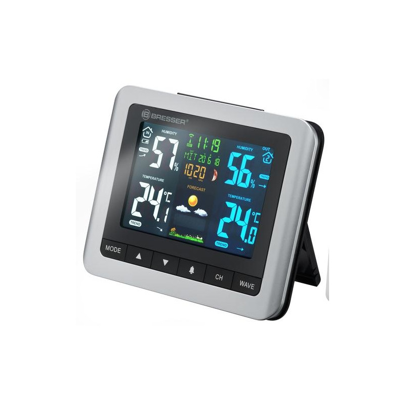 Bresser Optics 7007510 digital weather station Silver LCD Battery Digitaalsed ilmajaamad
