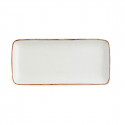 Serving Platter Ariane Terra Rectangular Ceramic Beige (36 x 16,5 cm) (6 Units)