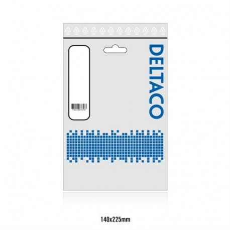 Cable DELTACO USB 2.0, 5 pin, 0.25m, black / USB-299S
