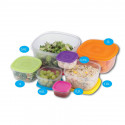 Set of 7 food storage containers