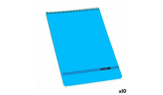 Notebook ENRI 80 Sheets Blue (10 Units)