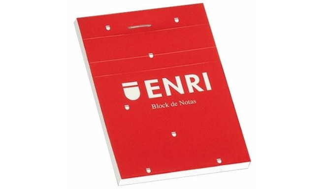 Märkmik ENRI Punane A6 80 Lehed (10 Ühikut)