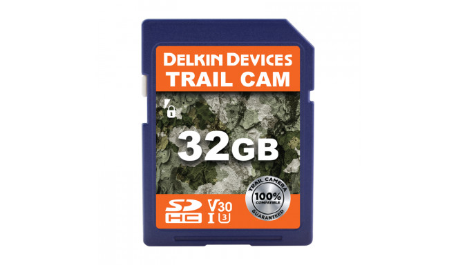 DELKIN SDHC TRAIL CAM R100/W30 (V30) 32GB (NEW)