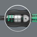 Wera torque wrench with reversible ratchet Click-Torque A 6 (black/green, output 1/4" for bits)