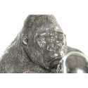 Dekoratīvās figūriņas DKD Home Decor Sudrabains Sveķi Gorilla (38,5 x 33 x 43,5 cm)