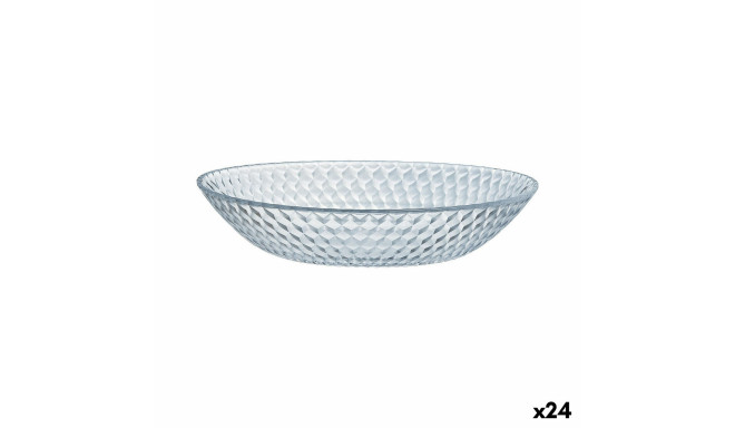 Deep Plate Luminarc Pampille Clear Transparent Glass (20 cm) (24 Units)