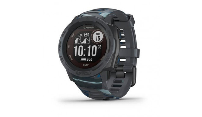 Garmin Instinct Solar – Surf Edition MIP Black, Blue GPS (satellite)