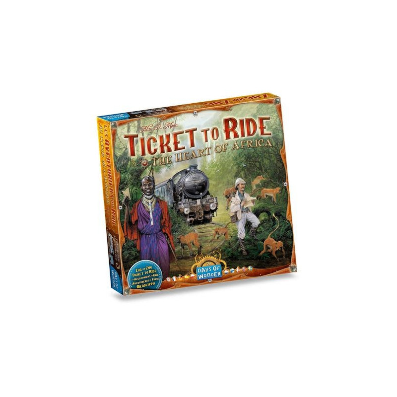 Days of Wonder Ticket To Ride Map Collection The Heart of Africa Board