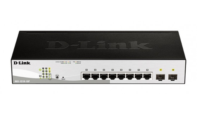 Switch DGS-1210-10P Switch 8GE PoE 2SFP