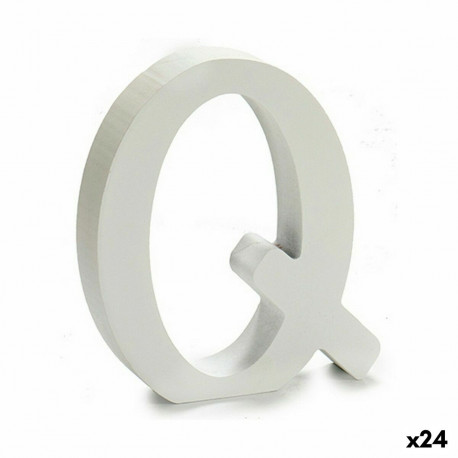Letter Pincello 1711053 Q White 2 x 16 x 14,5 cm (24 Units)