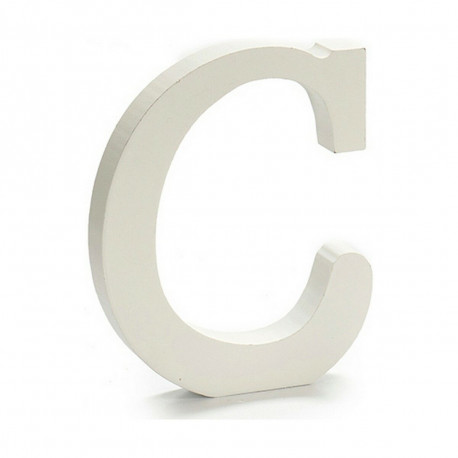 Letter Pincello 1711003 C White 1,8 x 21 x 17 cm (12 Units)