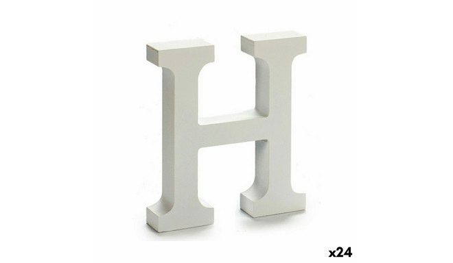 Letter Pincello 1711044 H White 2 x 16 x 14,5 cm (24 Units)