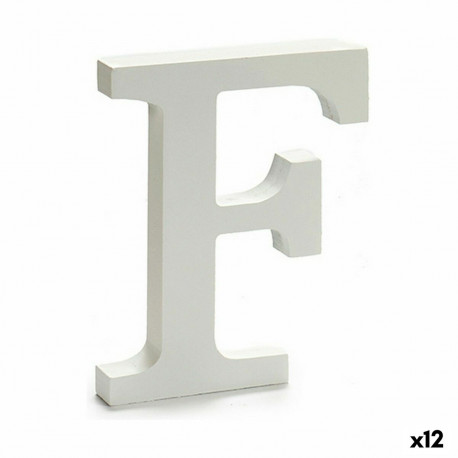 Letter Pincello 1711006 F White 1,8 x 21 x 17 cm (12 Units)