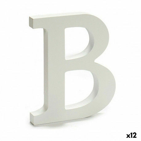 Letter Pincello 1711002 B White 1,8 x 21 x 17 cm (12 Units)