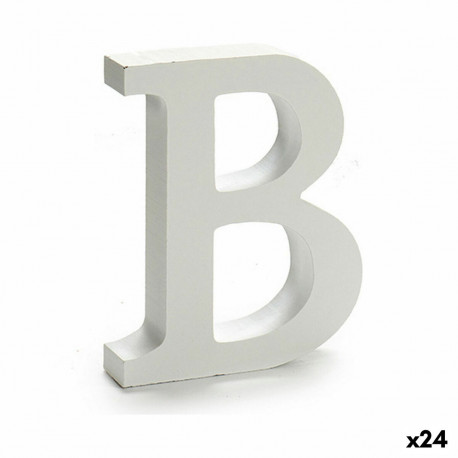 Letter Pincello 1711038 B White 2 x 16 x 14,5 cm (24 Units)