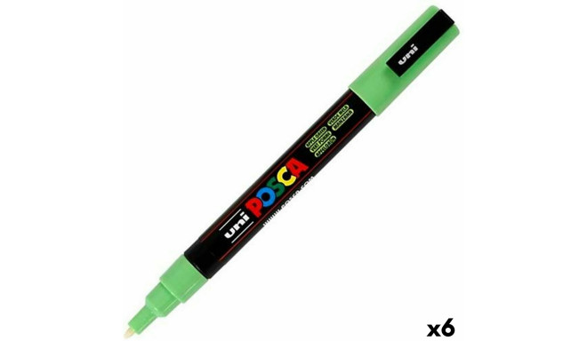 Фломастер POSCA PC-3M Светло-зеленый (6 штук)