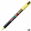 felt-tip pens POSCA PC-1MR Yellow (6 Units)