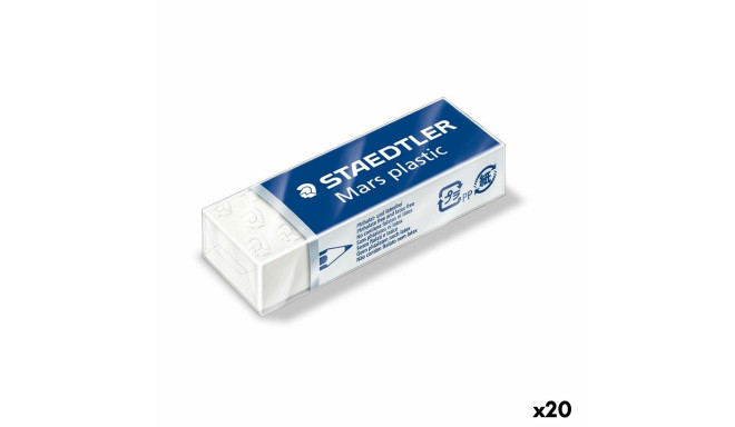 Dzēšgumija Staedtler Balts 6,5 x 2,3 x 1,3 cm (20 gb.)