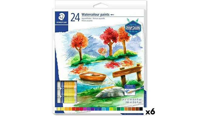 Watercolour paint set Staedtler Design Journey 6 Pieces 12 ml