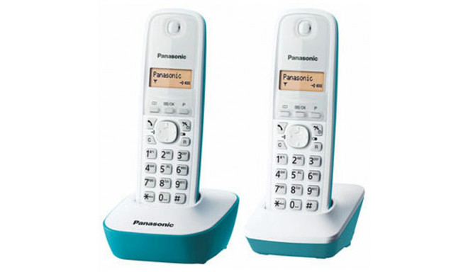 Wireless Phone Panasonic KX-TG1612FRC Amber Blue/White