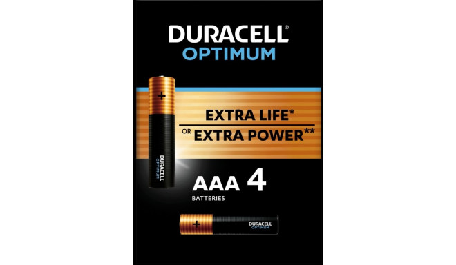 Optimum DURACELL AAA, 4 vnt