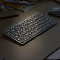 Logitech juhtmevaba klaviatuur MX Keys Mini, helehall