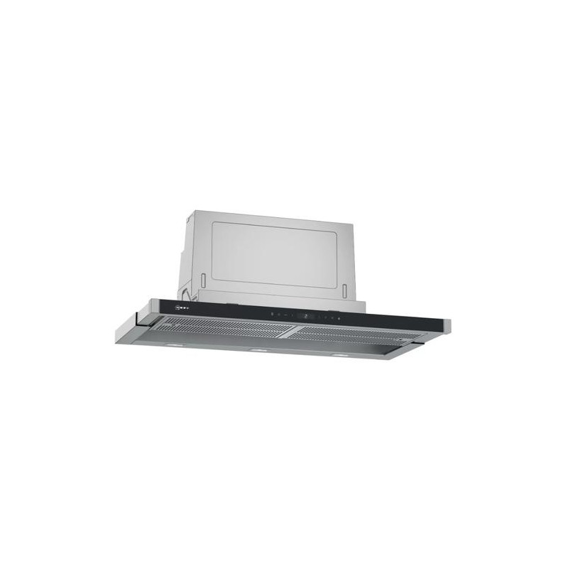 Neff D49PU54X1 Cooker Hood Semi Built-in (pull Out) Stainless Steel 395 ...