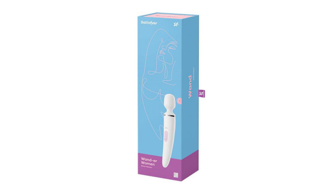 SATISFYER WAND-ER WOMEN MASAJEADOR VIBRADOR BLANCO 1UN