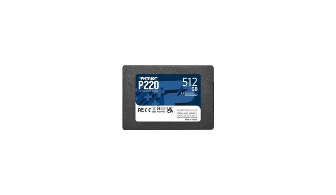 PATRIOT P220 SATA 3 512GB SSD 550/500MB/s