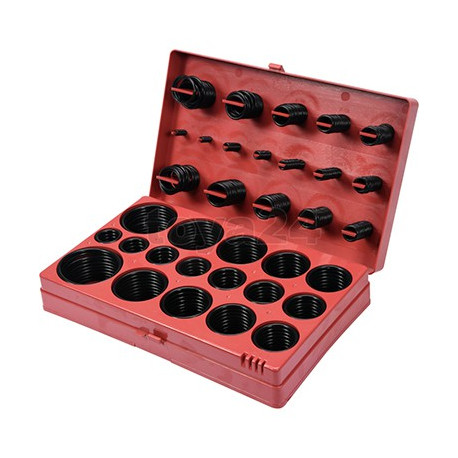 Yato O-rõngaste komplekt YT-06876, 419 tk, NBR, DIN 3771, Ø3x1,5 mm kuni Ø50x3,5 mm, sorteerijas