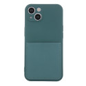 Fusion Card Case silikoonist ümbris Samsung A536 Galaxy A53 5G roheline