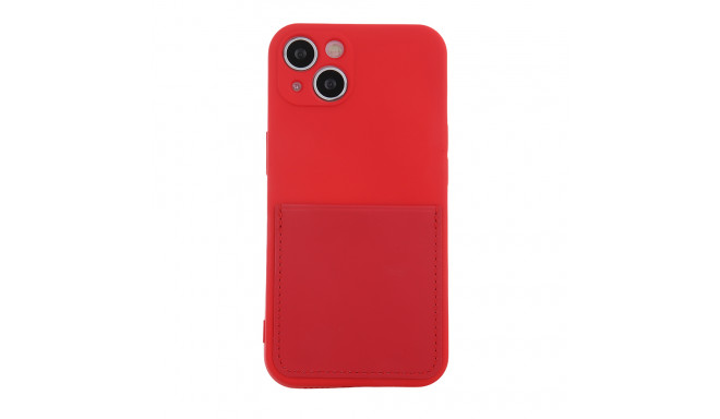 Fusion Card Case silikoonist ümbris Samsung A136 Galaxy A13 5G | A04S punane