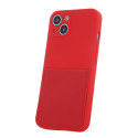Fusion Card Case silikoonist ümbris Samsung A136 Galaxy A13 5G | A04S punane
