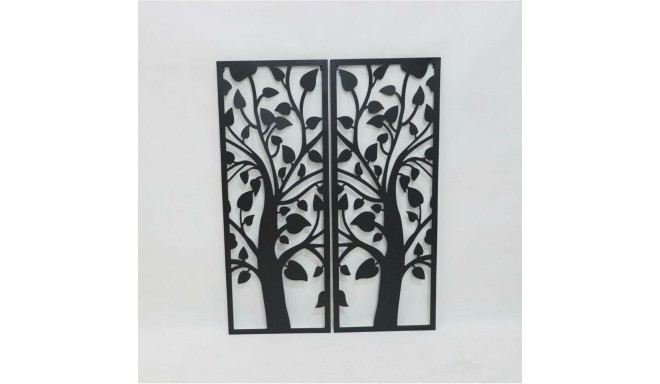 Seinakaunistus DKD Home Decor (2 Tükid, osad) Puu Metall Shabby Chic (35 x 1,3 x 91 cm)