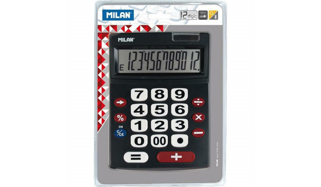 Calculator Milan Black 22,5 x 14 x 3 cm