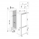Whirlpool SP40 801 EU 1 fridge-freezer Built-in 400 L