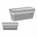 Pašlaistīšanas stādītājs Cloe Pelēks Balts Plastmasa (13,3 x 12,3 x 29,3 cm) (12 gb.)