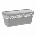 Pašlaistīšanas stādītājs Cloe Pelēks Balts Plastmasa (13,3 x 12,3 x 29,3 cm) (12 gb.)
