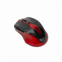 Sbox juhtmevaba hiir WM-9017BR, must/punane