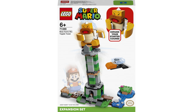 LEGO Super Mario Boss Sumo Bro i przewracana 