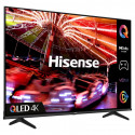 Hisense E7HQ, 55'', Ultra HD, QLED, jalad ääres, must - Teler