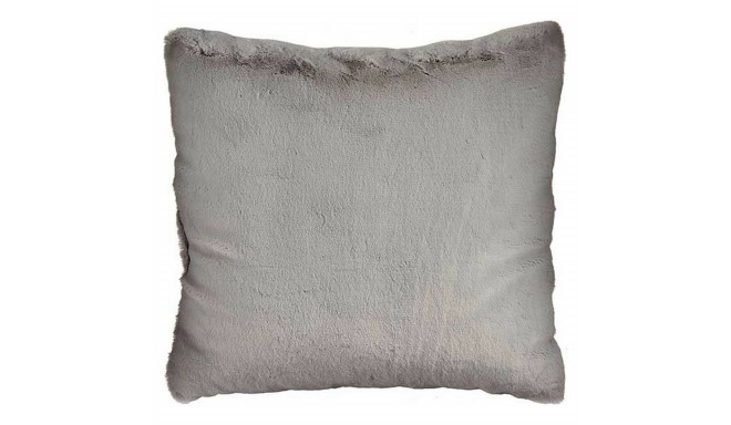 Cushion With hair Grey 60 x 18 x 60 cm