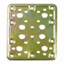 Kinnitusplaat AMIG 504-12126 Kuldne Teras (200 x 100 mm)
