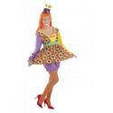 Costume for Adults Love Female Clown 5 Pieces (M)