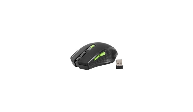 NATEC UMY-1077 UGO wireless Optic mouse MY-04 1800 DPI, Black