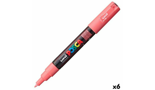 Marker POSCA PC-1M Coral Pink (6 Units)