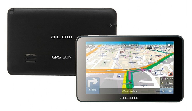 BLOW GPS50V navigator Fixed 12.7 cm (5") TFT Touchscreen Black