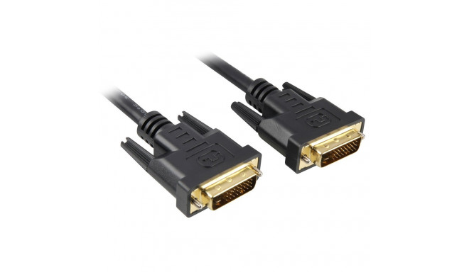 Sharkoon Adapter DVI-D -> DVI-D (24+1) black 5m